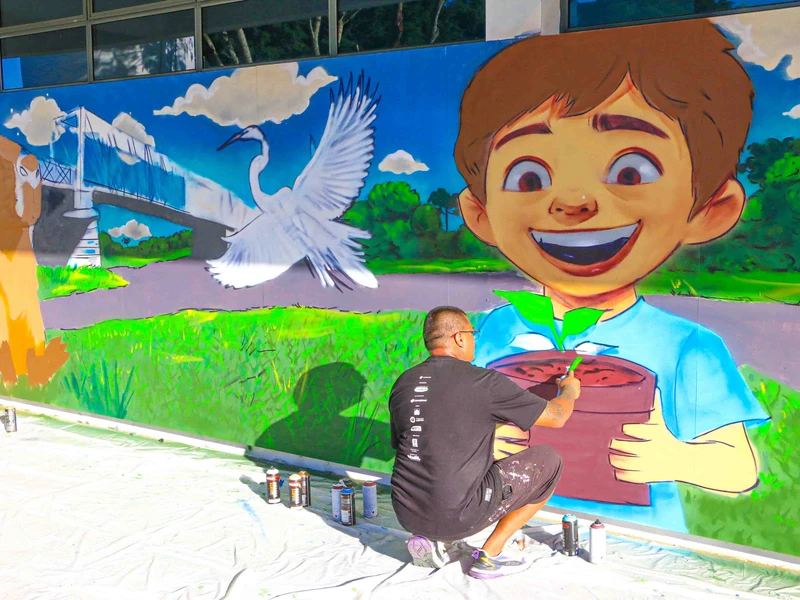 Centro da Juventude de Castro recebe oficina de grafite para estudantes ...