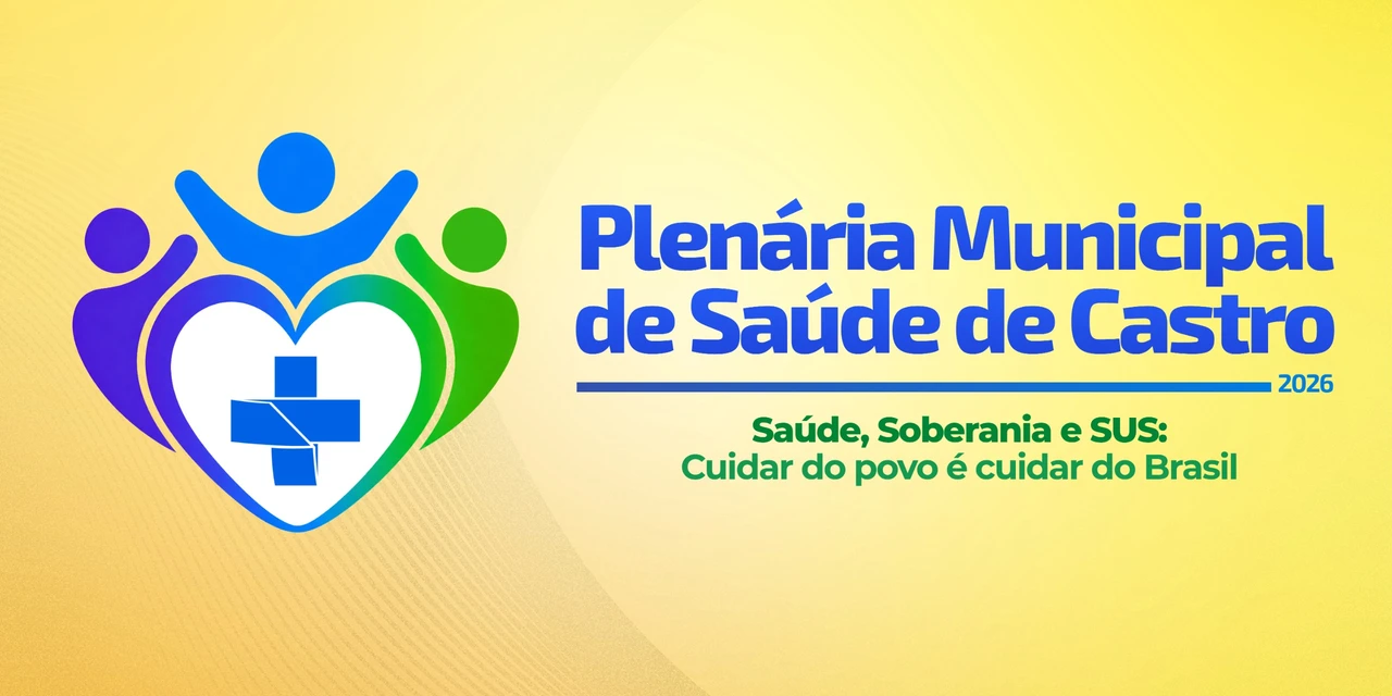 Plenária Municipal de Saúde de Castro ocorre nesta terça-feira (26) no Ceju