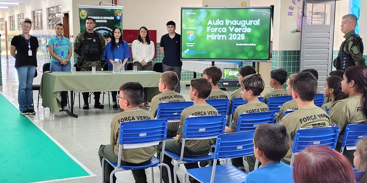 Força Verde Mirim forma jovens multiplicadores da educação ambiental em PG