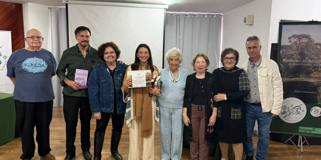 Mabel fala sobre o poder da liderança feminina na Academia de Letras dos Campos Gerais