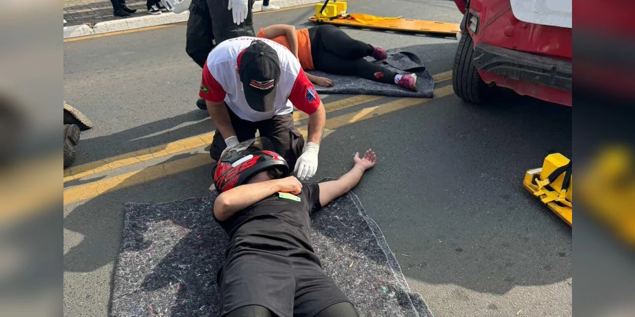 Simulação de acidente com múltiplas vítimas ocorre neste domingo (07) no Parque Lacustre