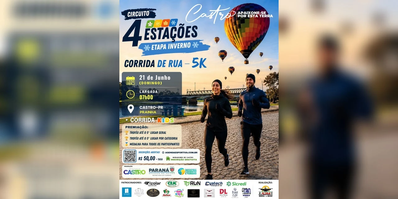 Circuito 4 Estações abre inscrições para a Etapa Inverno com corrida de 5K na Prainha
