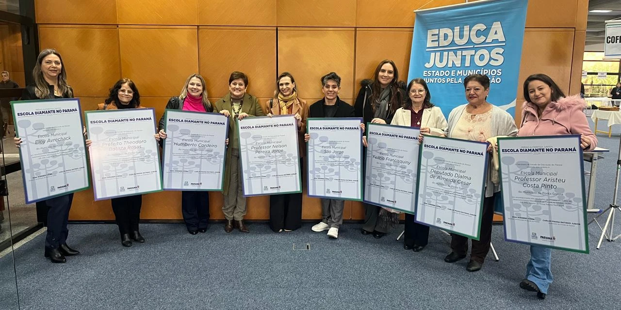 Acima da média estadual, Educação de PG tem nove escolas entre as 300 melhores do Paraná