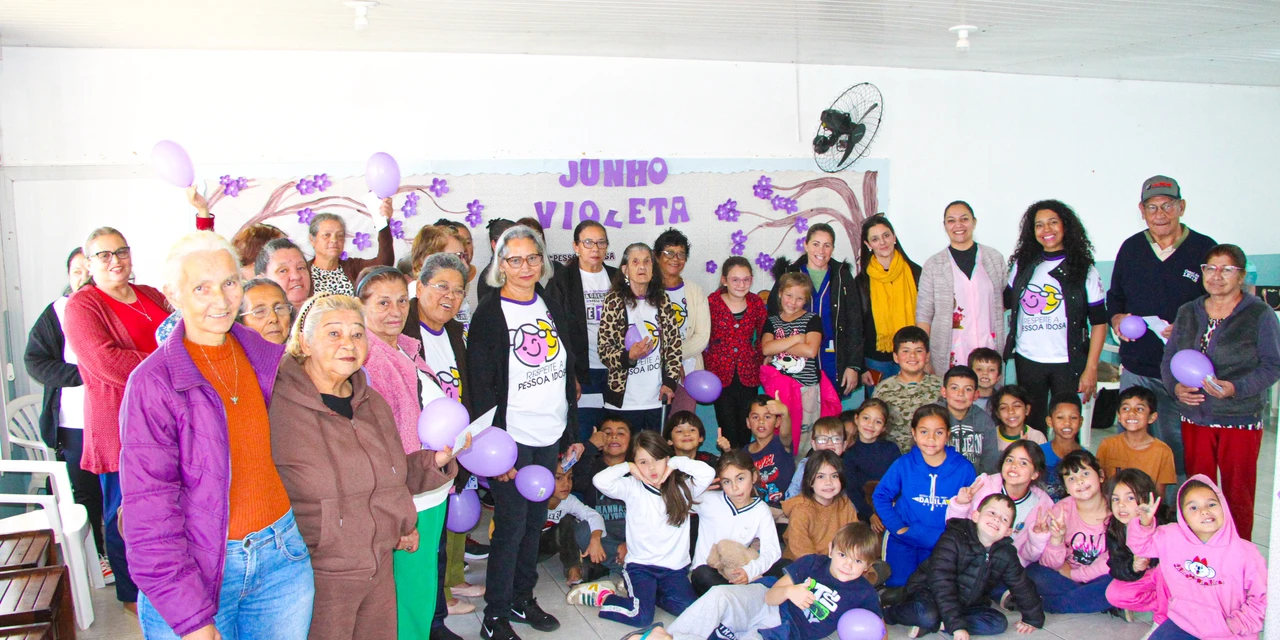 Junho Violeta mobiliza rede de proteção e conscientização sobre a violência contra a pessoa idosa em Castro