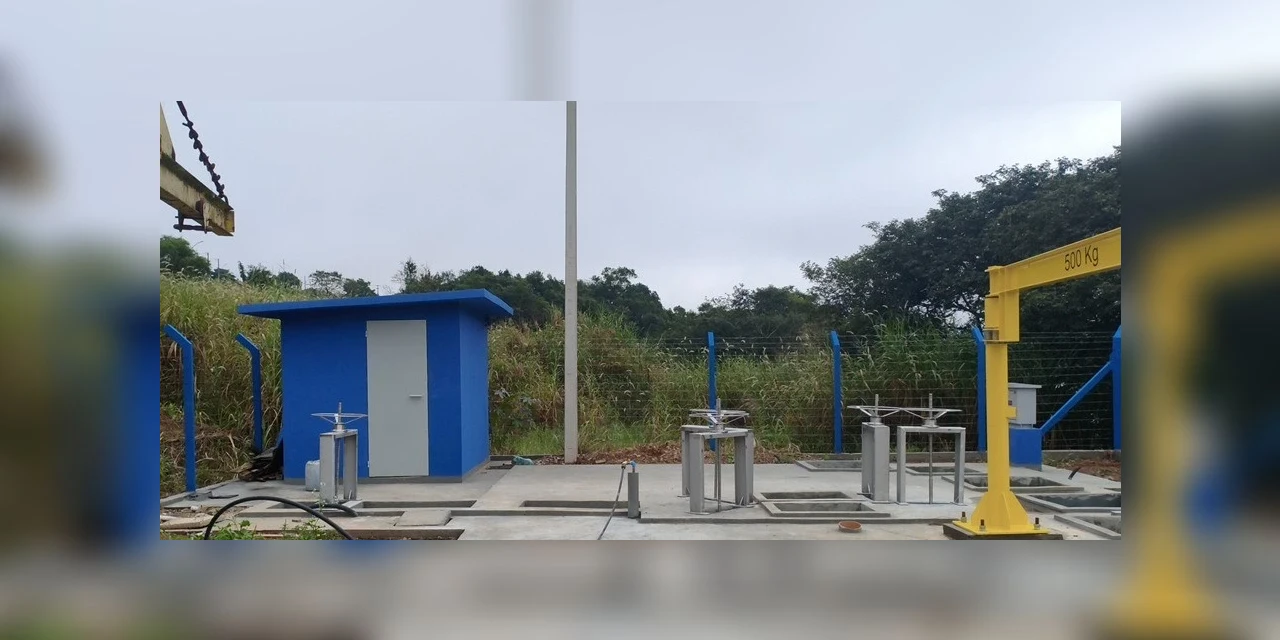 Obra de R$ 4,2 milhões para ampliar saneamento em Tibagi entra na reta final