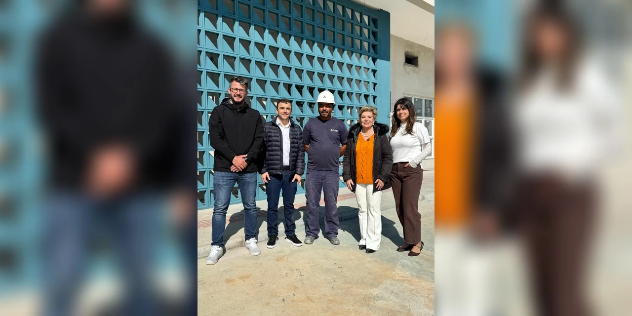 Aliel Machado e prefeita Elizabeth destacam avanço na construção de nova UBS no Los Angeles
