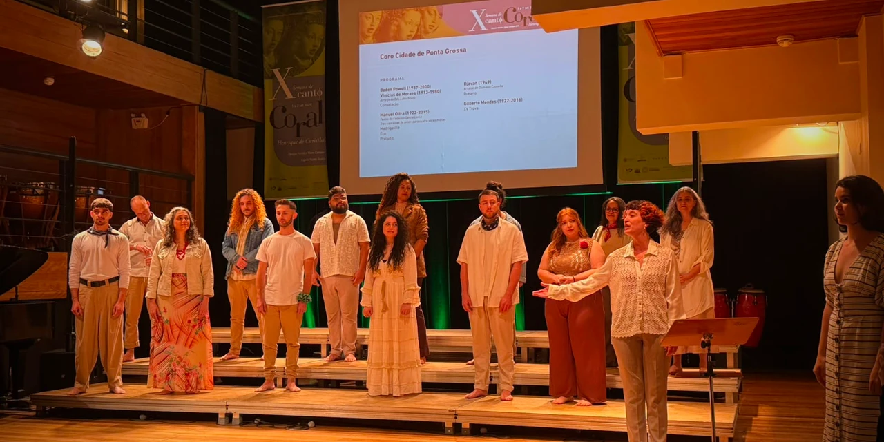 Coros de Ponta Grossa se apresentam na XI Semana de Canto Coral Henrique de Curitiba