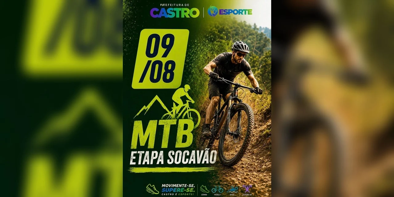 Castro abre inscrições para Desafio de MTB – Etapa Socavão