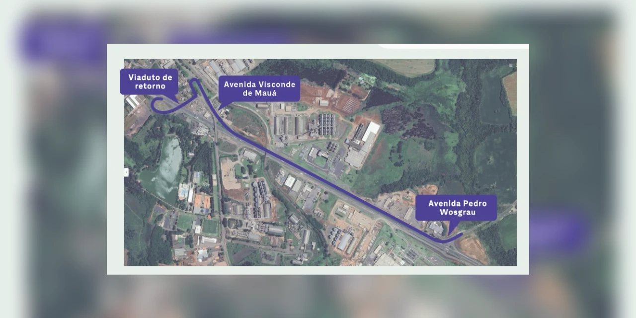 Motiva Paraná realiza interrupções de tráfego no km 494 da pista sul (sentido Curitiba) da BR-376 para operação de lançamento de vigas de novo viaduto