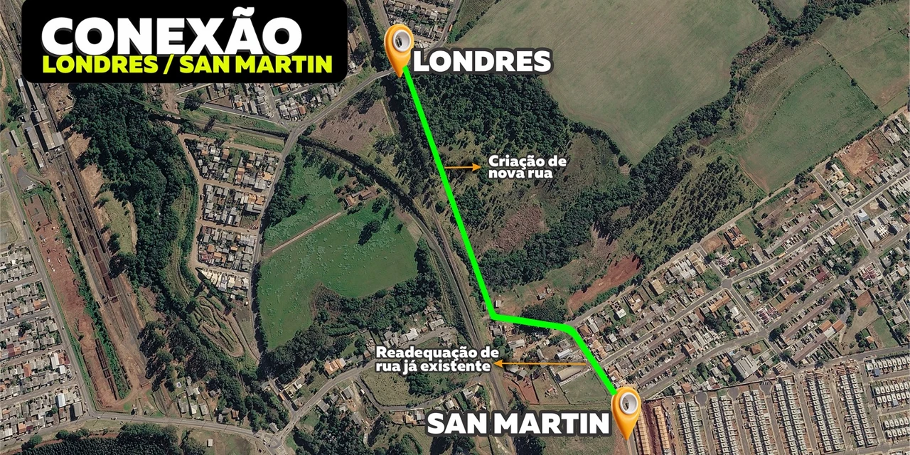 Prefeitura lança licitação para criar a conexão Londres-San Martin