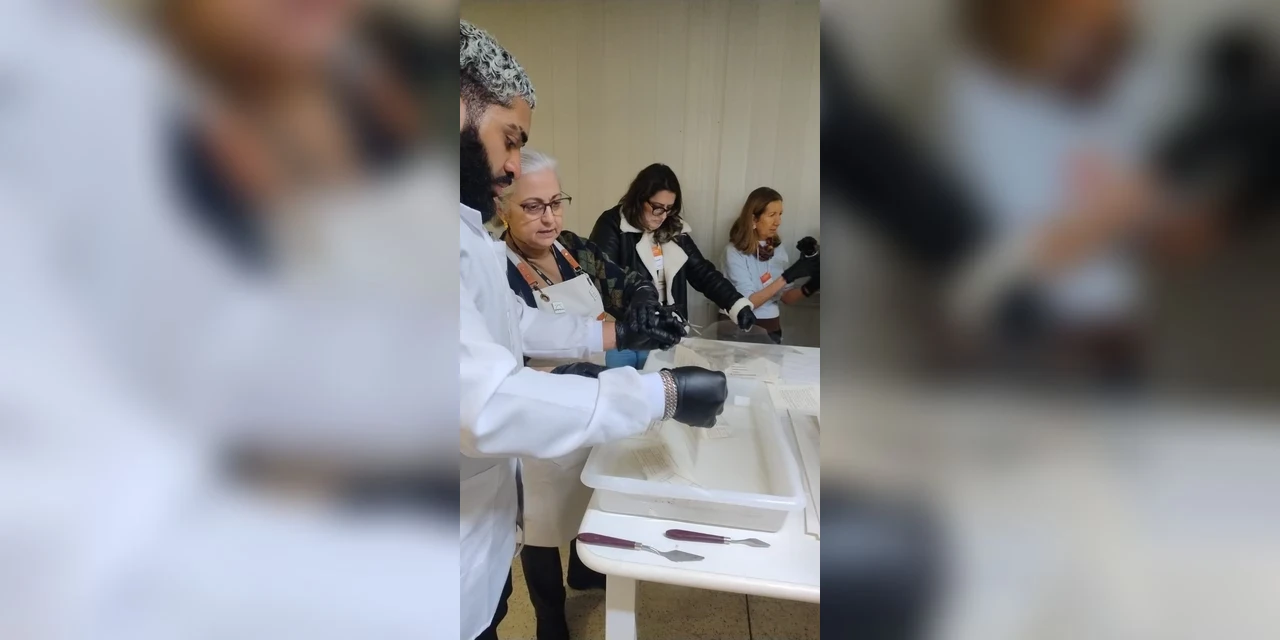 Profissionais do Parque Histórico de Carambeí aprimoraram práticas de preservação de acervos em workshop