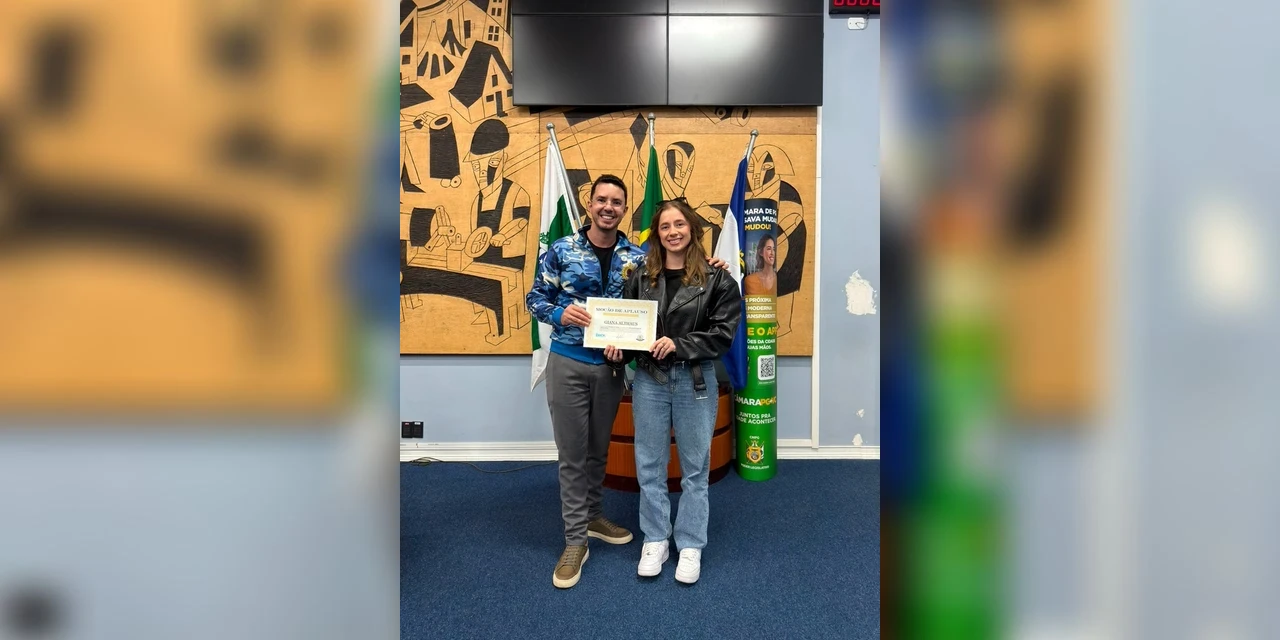 GIANA recebe homenagem da Câmara Municipal de Ponta Grossa por trajetória na música