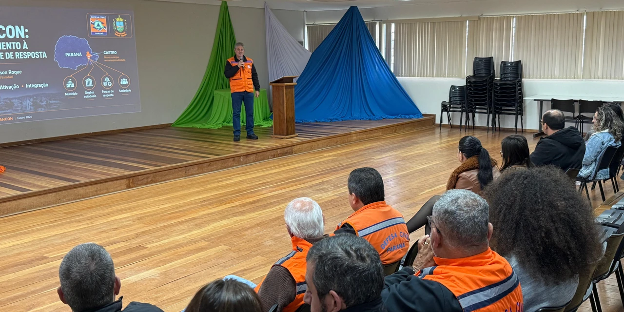 Castro realiza simulado integrado do Plano de Contingência para se preparar contra eventos climáticos extremos